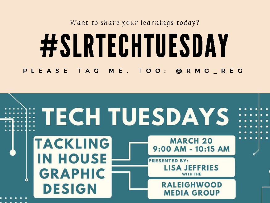 Shop Local Raleigh Tech Tuesday: Tackling In-House Graphic Design – Recap