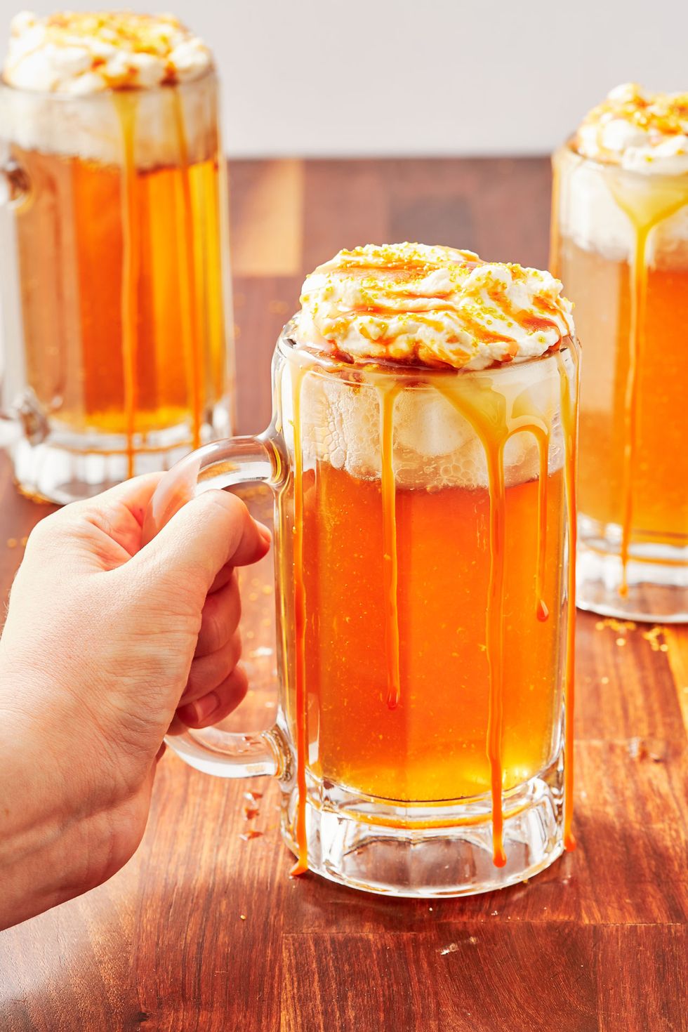 Boozy Butterbeer Punch Delish