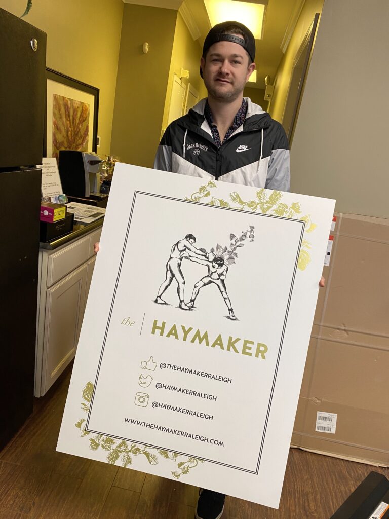 Haymaker Weather-Resistant Outdoor Sign by Raleighwood