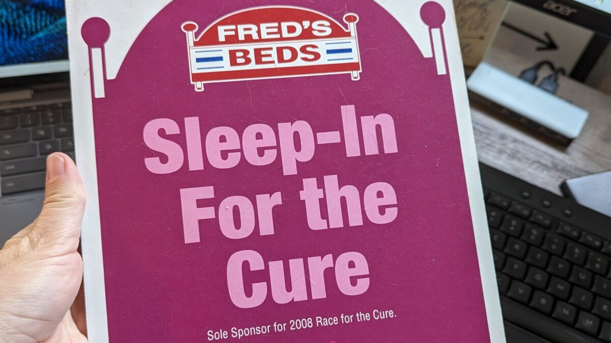 Raleighwood Media Group - Sleep in for the cure Fred's Beds Susan G Komen for the Cure NC Triangle Sponsorship Campaign